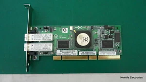 HP 283384-002 Qlogic QLA2342 Dual-Port PCI-X Fiber Channel HBA 321836-001 - Picture 1 of 4