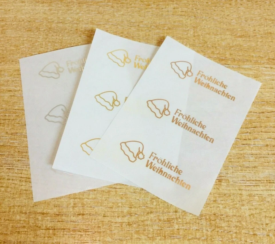 Frohliche Weihnachten Tedesco Natale Adesivi Oro,Argento,Oro Rosa Etichette Per - Immagine 1 di 1