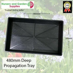 480mm 'Deep' Seedling Propagation Plant Tray - PK of 1 - Restricted drainage - Picture 1 of 4