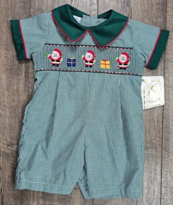 Bebé Niña Niño Ropa Nuevo Anavini 6 Meses Elegante Papá Noel Mameluco Conjunto Foto 1 de 3