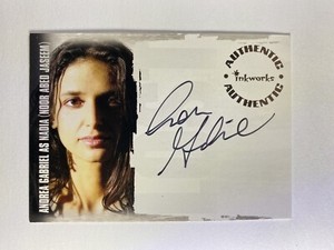 2006 Inkworks LOST Revelations Autograph A-5 Andrea Gabriel as Nadia Auto Card