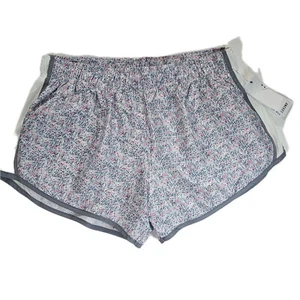 Leg3nd Shorts Womens XL Microfloral Athletic Running Gym Workout Yoga Activewear - Picture 1 of 6
