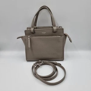 Oroton Lucy Oyster Genuine Leather Mini Tote Shoulder Crossbody Bag Purse - Picture 1 of 11