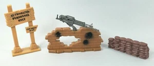 Konvolut 3 Actionfiguren Zubehör - CORPS GUN WALL, SANDSÄCKE & SCHILD - Bild 1 von 5
