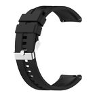 Silicone Strap for Watch GT 2 42mm Galaxy Watch 3 (Black)