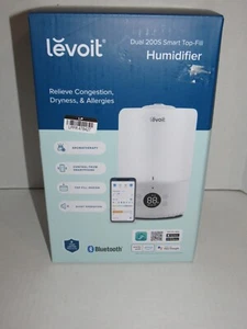 NEW Levoit Dual 200S Smart Top-Fill Humidifier White works With Alexa Bluetooth - Picture 1 of 10