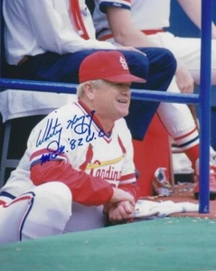  Autographed 8X10 Whitey Herzog St. Louis Cardinals photo - w/COA - Picture 1 of 1