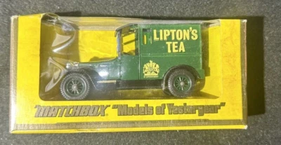 1977 VTG Matchbox Models of Yesteryear Y5 1927 Talbot Van Liptons Tea UK 47:1 - Image 1 of 4