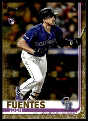 2019 Topps Update GOLD /2019 Josh Fuentes Rookie Colorado Rockies #US294 R3 - Image 1 of 2