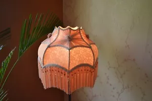 Lampshade scallop pink gathering hand-stitched table lampshade floor lampshade - Picture 1 of 10