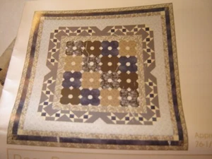 quilt kit CONNECTING THREADS 76 x 76" POSY PARADE comes with fabric! - Picture 1 of 5