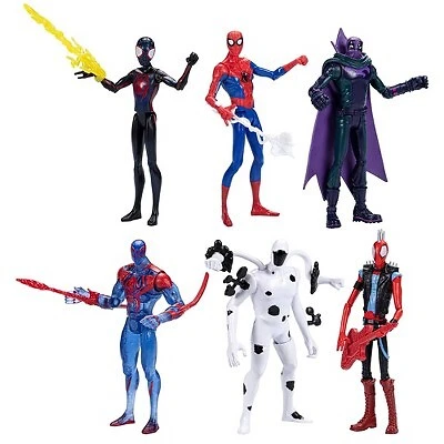 Marvel Spider-Man Ultimate Showdown Action Figure Set - 6pk Cover