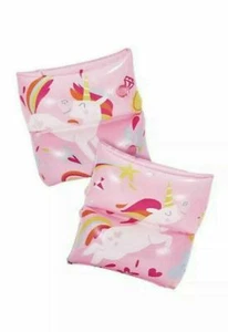 Play Day Swim Arm Bands Floaties Beach Pool Ball Blue Pink Ages 3-6 AA125 - Picture 1 of 2