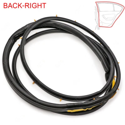 For Toyota Corolla AE EE 92 1987 90 Right Rear Door Rubber Seal Weatherstrip - Image 1 of 4