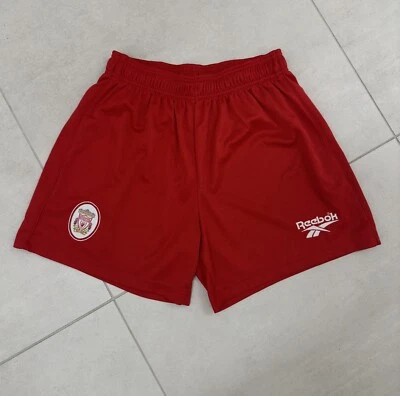 Pantalones Cortos Vintage Años 90 Fc Liverpool 1997 1998 1999 Casa Reebok Fútbol Fútbol Foto 1 de 4