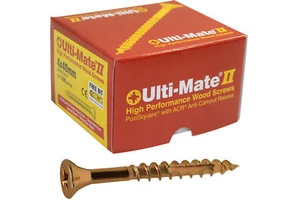 Ultimative 4 x 50 mm Z&Y selbstbohrende Holzschrauben Box 200 Ulti-Mate Owlett M4x50mm - Bild 1 von 3