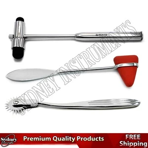Hammer Brush & Pin Neurological Percussion Reflex Hammer Surgical Instruments - Picture 1 of 4
