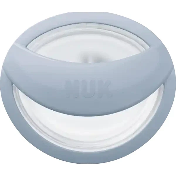 Nuk Schnuller 2er Pack MommyFeel - Silikon 6-18 M - Jeans / Greige