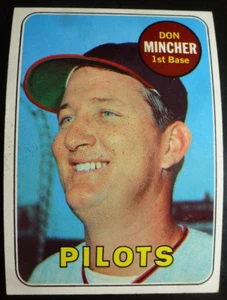 1969 Topps Don Mincher #285 Seattle Pilots EX/NM inv2 - Picture 1 of 2