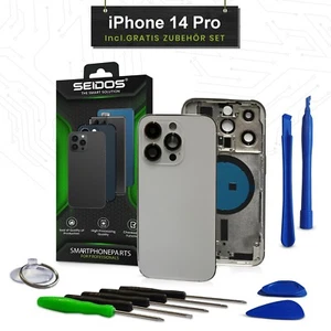 Back cover per iPhone 14 Pro bianca scocca posteriore vetro frame housing SEIDOS - Foto 1 di 2