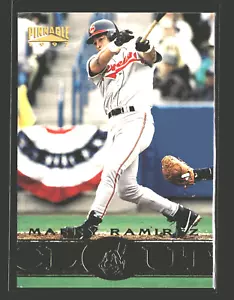 1997 Pinnacle #196 Manny Ramirez Clout Cleveland Indians - Picture 1 of 2