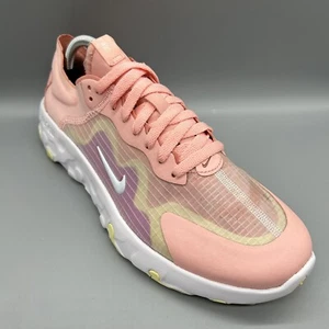 Nike React Renew Lucent BQ4152-600 Pink Gelb Pudding Laufen Turnschuhe Uk 9 - Bild 1 von 7