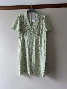 Short Sleeve Floral Pattern Dress - Size 18 - Primark - Picture 1 of 3
