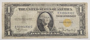 1935-A $1 North Africa bill - Gold SeaL l VF - IWWII Emergency Issues bank note - Picture 1 of 2