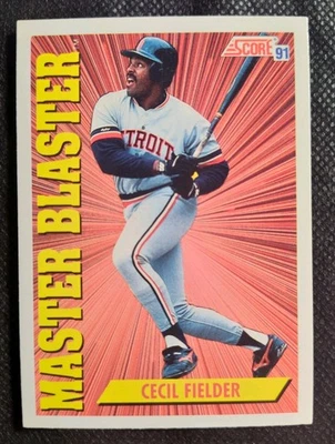1991 Score - Cecil Fielder #693 - Image 1 of 2