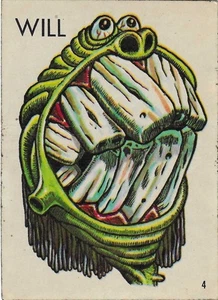 Pegatinas feas Topps 1965 #4 "voluntad"!!! ¡¡EXCELENTE ARTÍCULO RARO!!! - Imagen 1 de 1