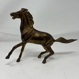 Vintage Maxam massiv Messing Hengst Pferd Statue Figur - Bild 1 von 18