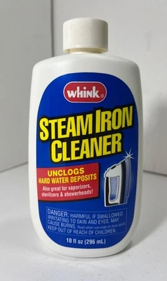 Whink Steam Iron Cleaner 10 fl.oz. Unclogs Hard Water Deposits - Retired - Image 1 of 2