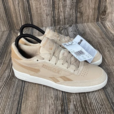 Zapatillas Reebok Club C Revenge Mujer Vintage Beige/Blanco GY9411 Talla 6.5 NUEVAS Foto 1 de 4