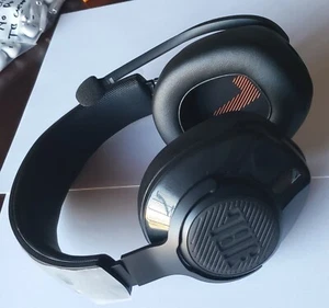 AURICULARES SOBRE LA OREJA CON CABLE negros JBL Quantum 400 sin usar solo en embalaje a granel - Imagen 1 de 12