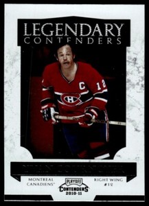 2010-11 Playoff Contenders Legendary Yvan Cournoyer Montreal Canadiens #1 R1