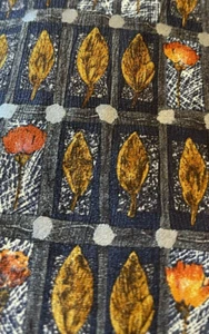 RICHEL ROYAL leaves HIGH END DRESS SUIT DESIGNER NECKTIE TIE FREE SHIPPING - Picture 1 of 3