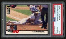 1995 COLLECTORS CHOICE RICKEY HENDERSON #53 BEST OF THE 90'S HOF PSA 10 GEM MINT