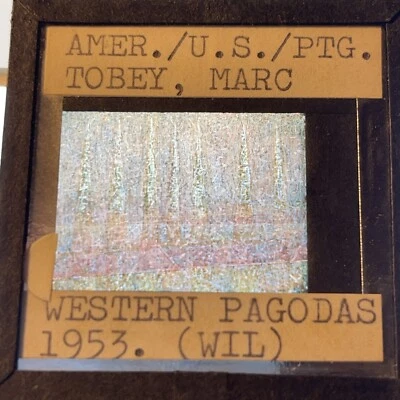 Diapositiva Mark Tobey "Pagodas occidentales" expresionismo abstracto 35 mm Foto 1 de 3