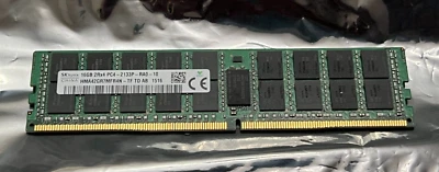 SK Hynix HMA42GR7MFR4N-TF 16GB PC4-2133P Server Memory RAM - Image 1 of 3