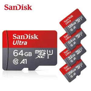 Sandisk Ultra microSD Card 64gb U1 A1 C10 140/Mbs Android, Apple, Switch, GoPro - Picture 1 of 7