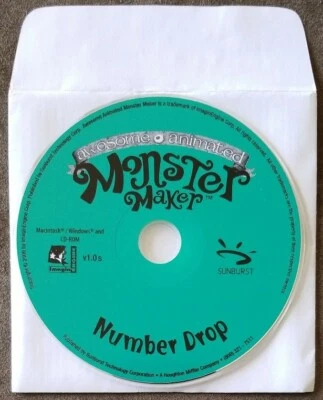 Monster Maker Number Drop CD Software: Estimating and Solving Number Problems - Image 1 of 2