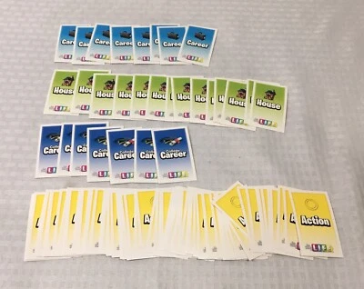 2013 GAME OF LIFE /  96 REPLACEMENT CARDS / COLLEGE / HOUSE / CAREER / ACTION - Image 1 of 2