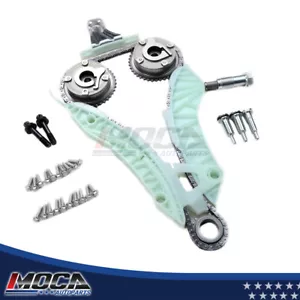Timing Chain Kit w/ 2 Camshaft VVT Sprockets Fit 07-13 Mini Cooper Pacema L4 1.6 - Picture 1 of 12