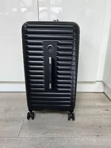 Delsey Paris Trunk Hardside Suitcase in Black with 360° Rotate & TSA Lock - Picture 1 of 11