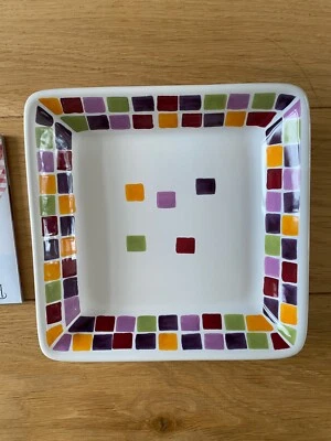 NEW Pampered Chef Tiles Small Square Plate 2024-03 Simple Additions 7” - Image 1 of 3