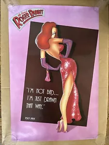 Jessica Rabbit Vintage Poster I'm not bad Roger Rabbit Filmplakate 1987 - Bild 1 von 6
