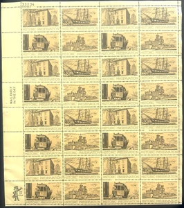 SoCo Stamps US Scott #1440-1443 8 cent Historic Preservation Sheet MNH - Picture 1 of 1