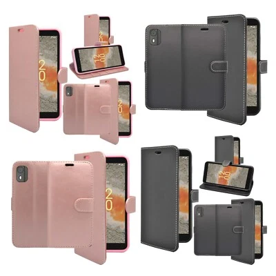 For Nokia C02 C12 C22 C32 Case Leather Wallet Flip Phone Cover - Image 1 of 4