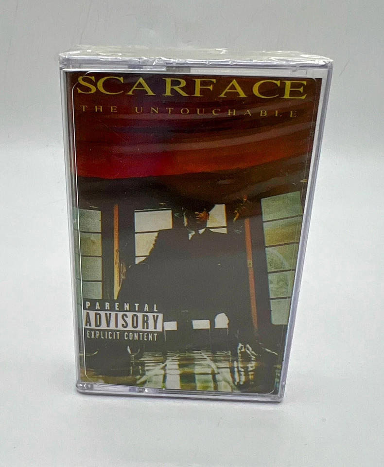 SCARFACE - THE UNTOUCHABLE (1997) CASSETTE TAPE RAP-A-LOT (SMILE) w/2PAC OG 90'S - Image 1 of 3