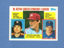 1984 Topps Strikeout Leaders #707 Nolan Ryan, Steve Carlton